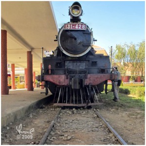 Steam Locomotive Engine, Dalat Railway Station, Vietnam Steam Locomotive Engine, Dalat Railway Station, Vietnam