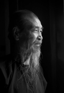 Long beard man at Long Son, HCM Long beard man at Long Son, HCM
