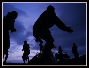 Tribal dance at Da Lat (ISO100)